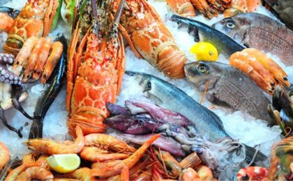 Meeresfrüchte und Fisch